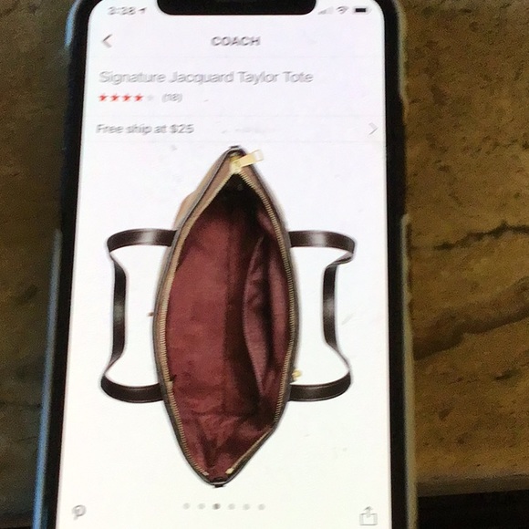 Signature Jacquard Taylor Tote - Picture 3 of 5